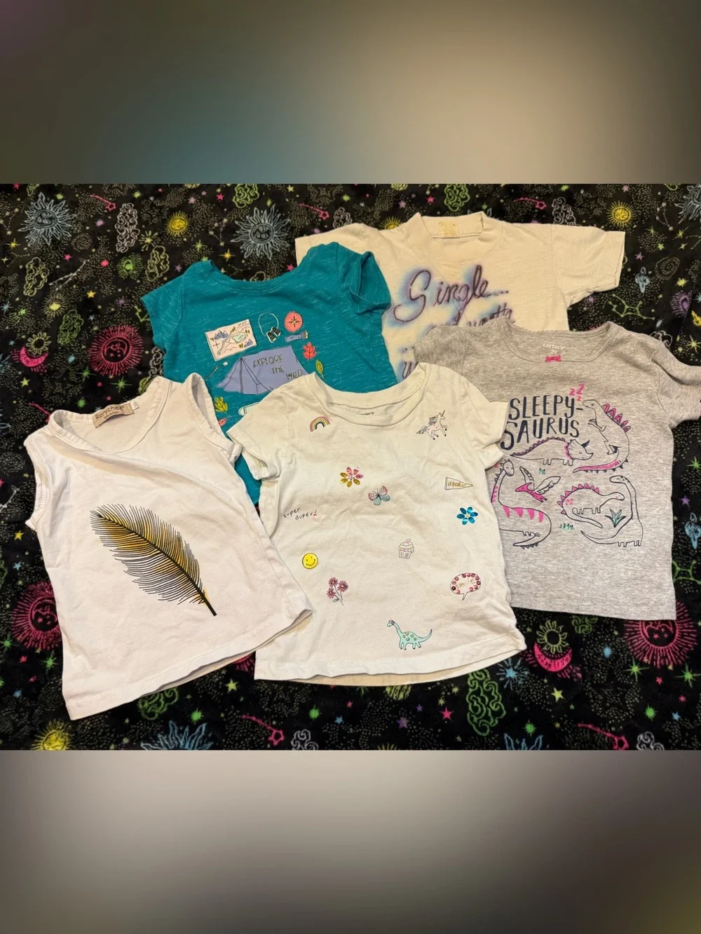 5 piece bundle lot set 18-24 months 1.5-2 years shirts clothes